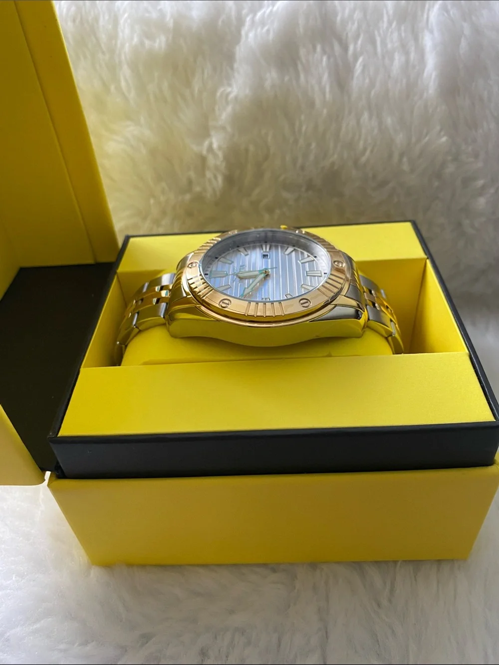 Invicta NEW Angel Unisex Gold &Silver Stainless Watch, 48mm